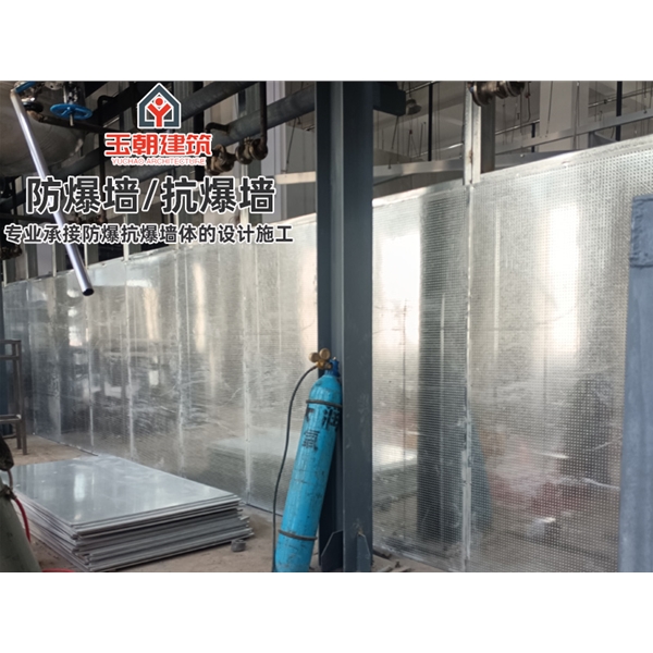 莱州纤维复合钢板抗爆墙定制 轻质防爆墙施工安装一条龙服务